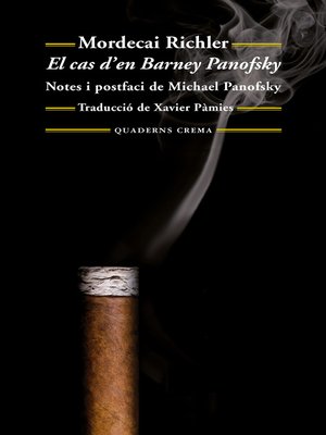 cover image of El cas d'en Barney Panofsky